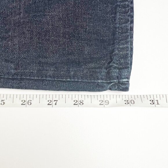AJ Armani Jeans Women's Size 31 Dark Blue Wash Mid Rise Straight Leg Denim - Picture 12 of 16